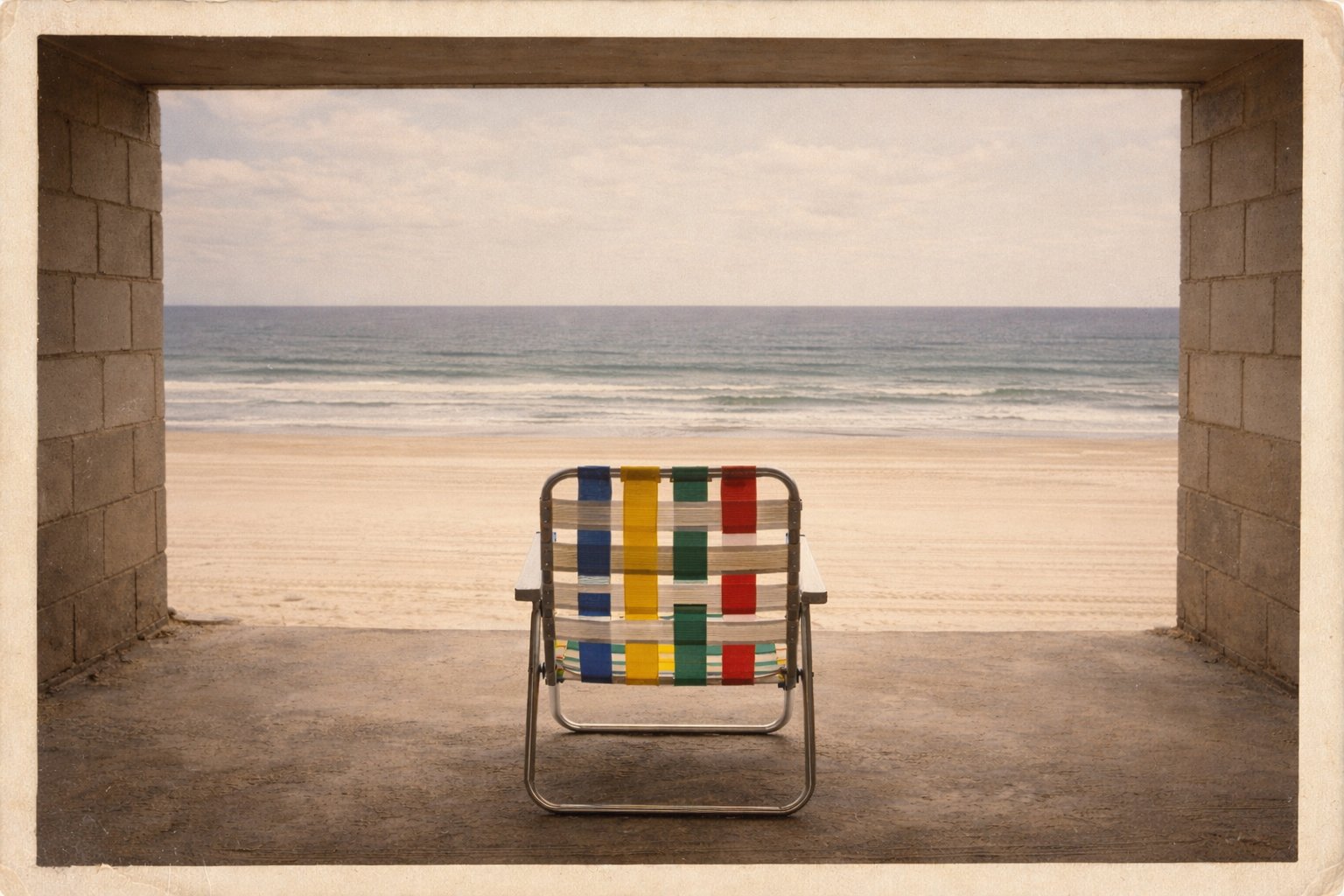 Beach chair through the dunes — the view that started it all